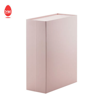 Różowe sztywne magnetyczne składane opakowanie papierowe Tłoczenie Pudełko do pakowania