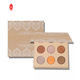 Emballage cosmétique de luxe de relief de palette de fard à paupières de couleur de mélange de boîte
