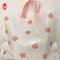 Le LDPE Ins Style Gift Packing Bags Clothing Store Peach Pattern Plastic Tote Bag