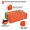 FSC UV Coating Pomarańczowe pudełko kartonowe Pudełko na prezent Sztywne opakowanie ze wstążką