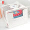 Karton Transparente Geburtstagstorte Verpackungsbox Getränkeverpackungsboxen
