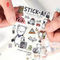 Eco-vriendelijke label papieren sticker FSC-logo Silkprint zelfklevende papieren sticker