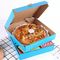 Caixa de embalagem de papelão ondulado CMYK 12 polegadas caixa de pizza reutilizável