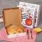 CMYK-Wellpappe-Verpackungsbox 12-Zoll-Pappe wiederverwendbare Pizzaschachtel