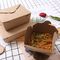 Bedrukt papier Bio-wegwerpvoedselcontainers Afhaalmaaltijden Fastfoodverpakkingen