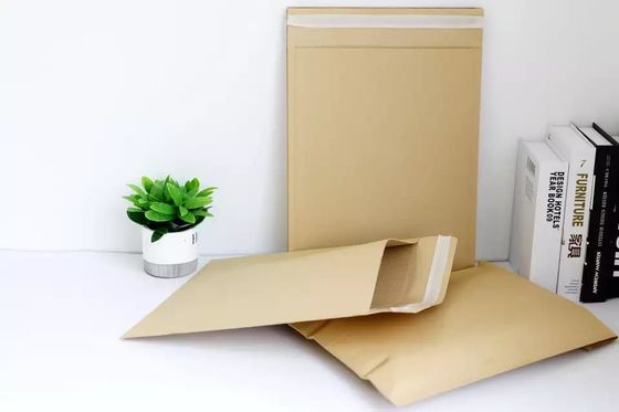 CE Eco Friendly Rigid Packaging Kraft Paper Waybill Kraft Paper Pouch