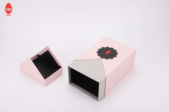 Pink Cardboard Paper Gift Wig Hair Extension Magnetic Packaging Box Premium Luxury