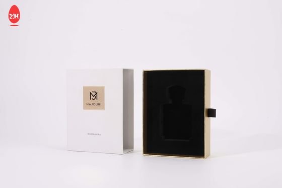 Rigid Cardboard Paper Gift Packaging Box , Custom Logo Small Slide Drawer Box