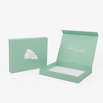 Green Cardboard Cosmetics Honey Wedding Folding Gift Box Printed Custom Logo