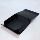 High quality Magnetic box for Wig piece black packaging box