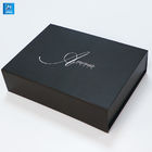 High quality Magnetic box for Wig piece black packaging box