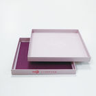 ISO SGS Pink 1000g Silk Scarf Paper Lid And Base Boxes