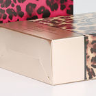 Leopard Debossing 157g Art Paper Printed Packaging Boxes