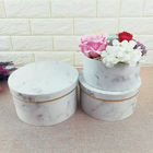 Marble Florist Bouquet 1200g Cardboard Cylinder Paper Boxes
