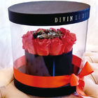 Matt Lamination Debossing 0.3mm PVC Flower Gift Packing Boxes