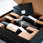 Foil Stamping Double Door 1500gsm Cardboard Rigid Wine Gift Box