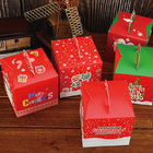 Heart Shaped 1mm 600GSM Christmas Gift Box With Ribbon