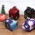 A Single Apple Gift Box For Christmas Eve With Custom Printed Surface
