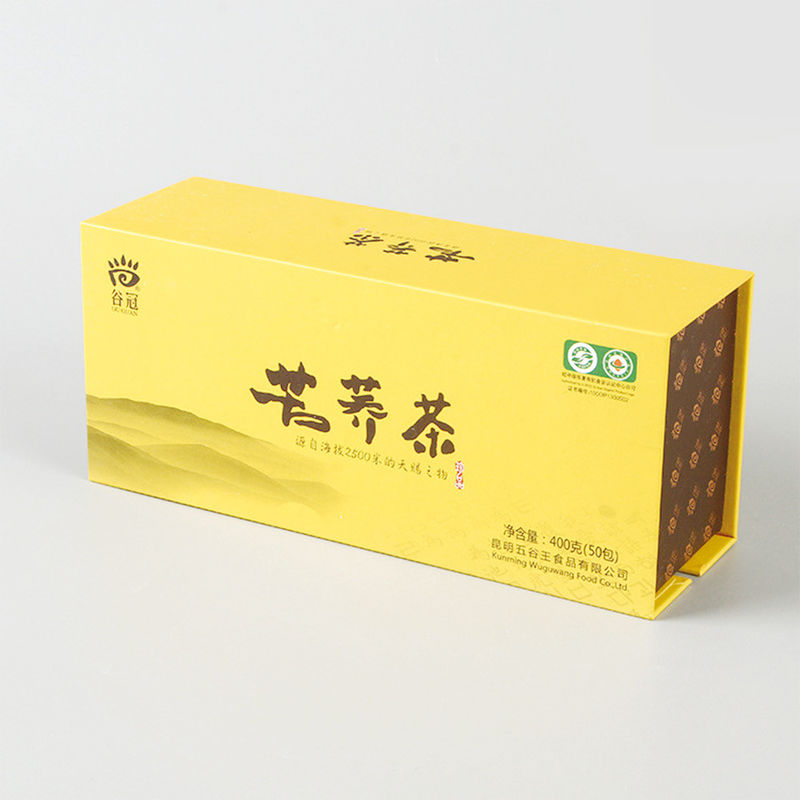 Matt lamination 200gsm Calendaring Wrap Paper Tea Boxes