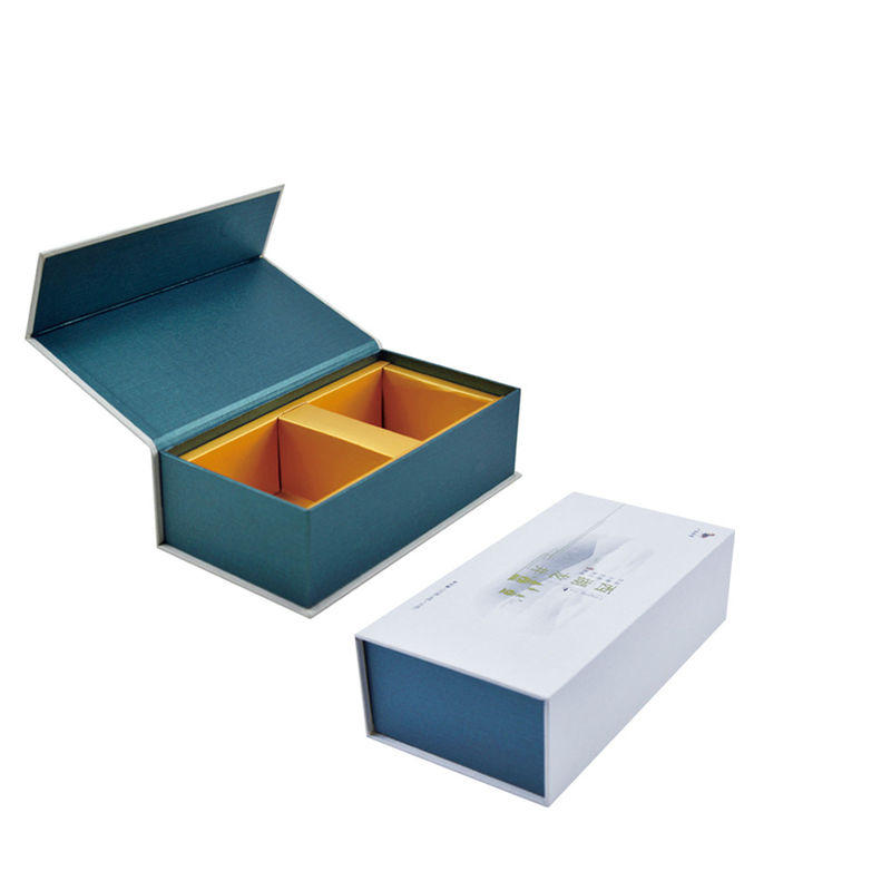 Tea Packing 1200gsm Debossing Magnetic Closure Gift Boxes