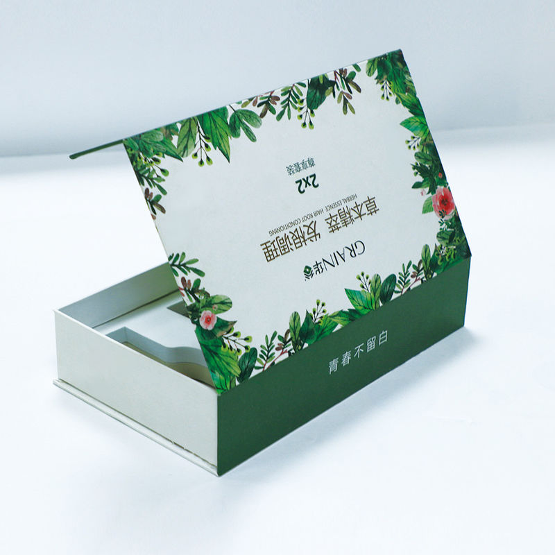 Calendaring 1000g Art Paper Wig Cosmetic Gift Box Packaging