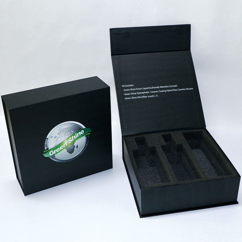 Wholesale packaging black box with foam magnetic stripe box