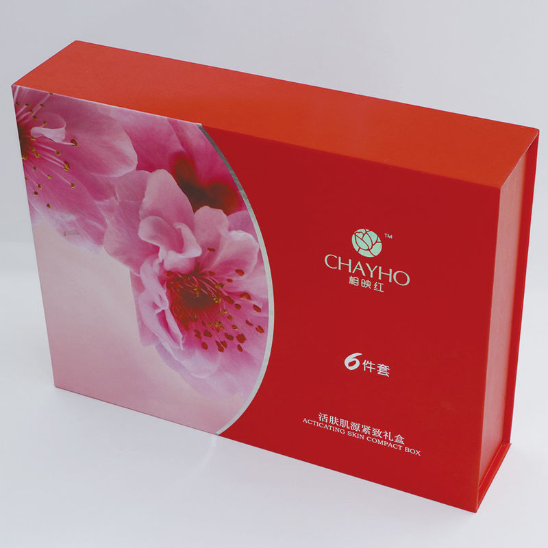 Customized luxury cardboard smooth surface with logo carton  book shaped boxes
