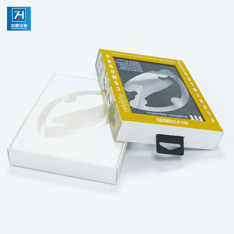 Recyclable 1200gsm 0.5kg Headphone Consumer Electronics Packaging Boxes