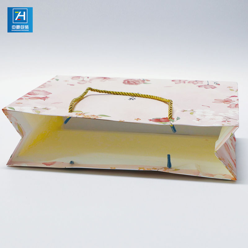FSC Recycled 1mm Take Away Food Packaging Printed Paper Carrier Bags