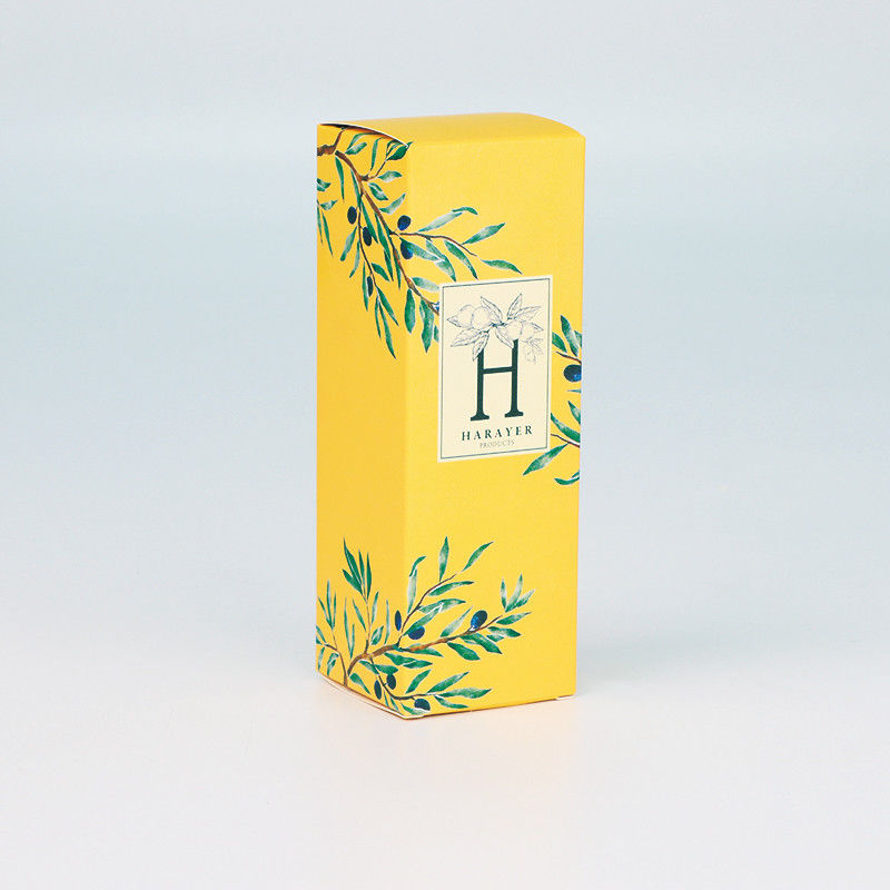Biodegradable Hot Stamping Cosmetic Essence Face Mask Paper Box
