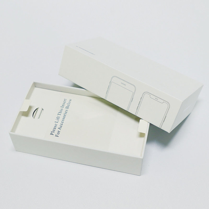 SGS 157gsm Coated Paper Rigid Consumer Electronics Cellphone Boxes