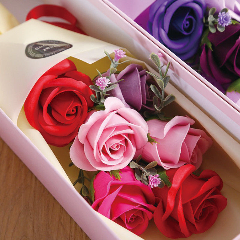 Matte Lamination 1200gsm Artificial Flower Gift Packing Boxes