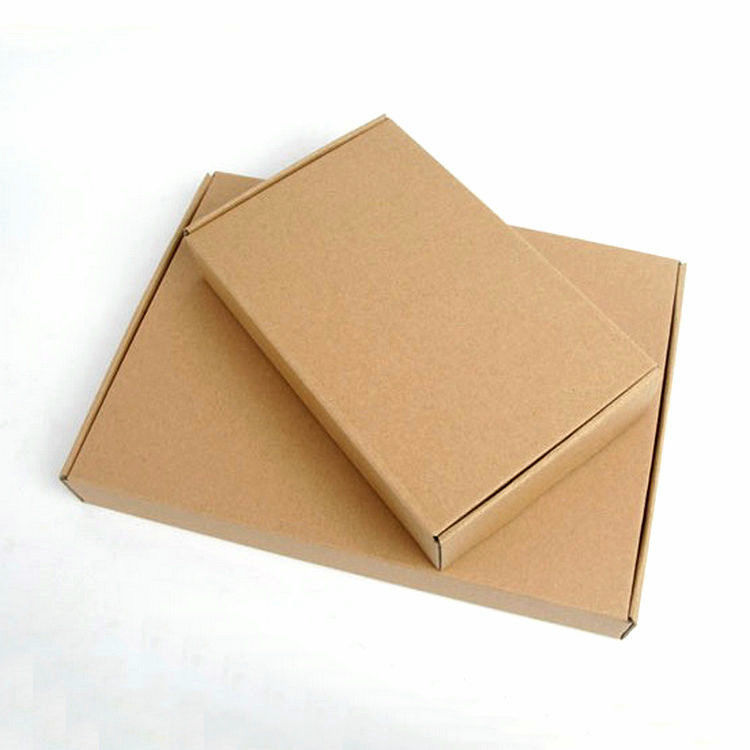 Bio Degradable 300*300*60mm Flat Corrugated Mailing Carton