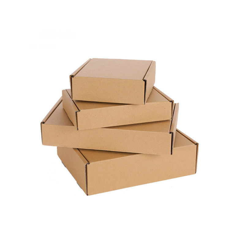 Clothes Packaging 290*290*80mm 200g Corrugated Folding Plane Mail Box