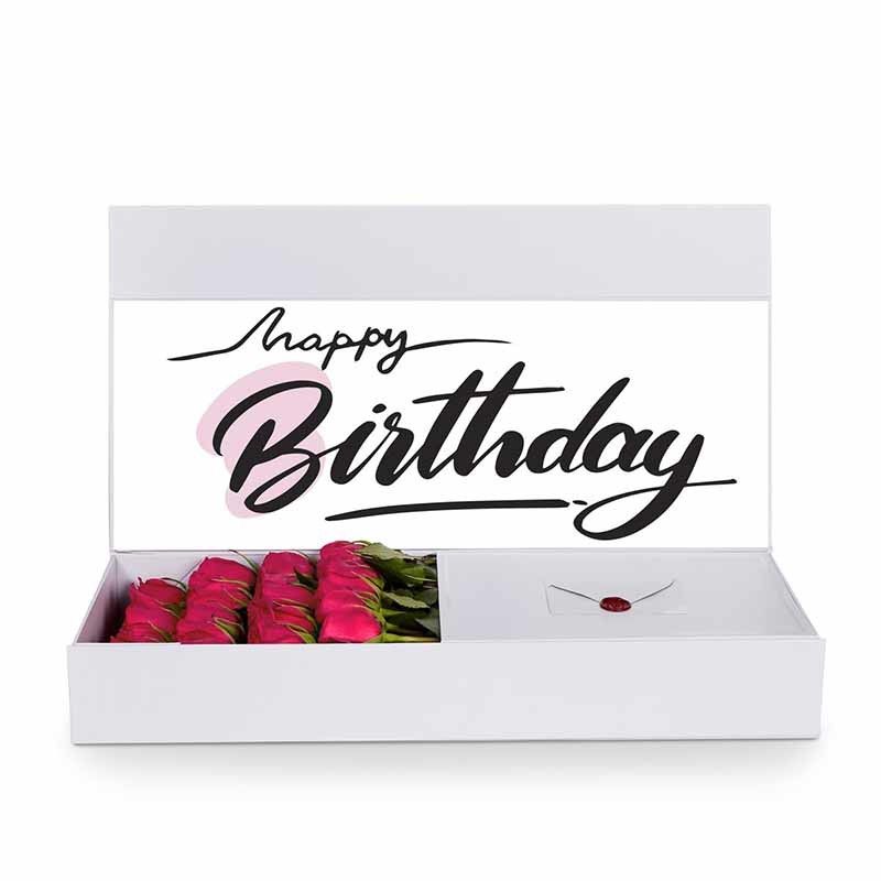 Creative Birthday Roses Gift Flower Packaging Box