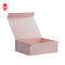 Pink Rigid Magnetic Folding Paper Packaging Stamping Gift Box For Packing