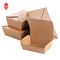 SGS Disposable Food Packaging Containers  One Time Kraft Paper 370g Double Wall