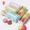 11cm Luxury Disposable Food Packaging Containers Pink Macaron Box Packaging