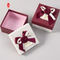 Matt Lamination Folding Gift Boxes Luxury Ribbon Cardboard Large Gift Box