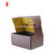 Texture Corrugated Gift Box CMYK Mailer Aqueous Coating Rigid Cardboard Gift Box