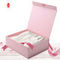 Pantone Embossing Cardboard Folding Box  Luxury Ribbon Gift Box
