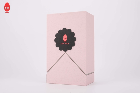Pink Cardboard Paper Gift Wig Hair Extension Magnetic Packaging Box Premium Luxury