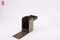 Fancy Carton Black Rigid Flat Magnetic Folding Paper Gift Box With Ribbon