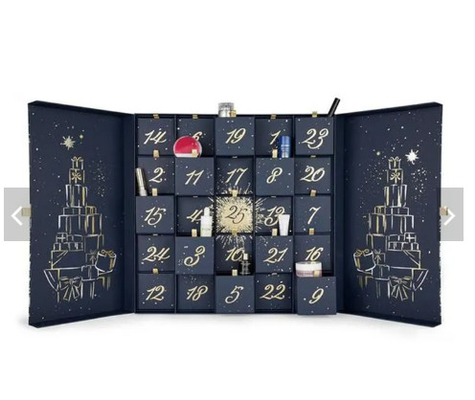Wholesale Custom Christmas Calendar Box Cosmetic Cardboard Drawer Gift Box