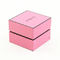 Wholesale Pink Rigid Cardboard Candle Gift Box Magnet / Button / Tie Closure