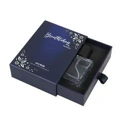 Custom Private Label Paper Gift Packaging Box Drawer Type For 15Ml Perfume Bottle