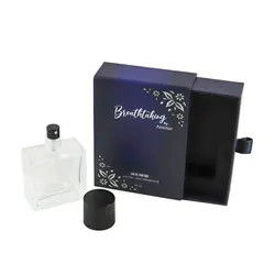 Custom Private Label Paper Gift Packaging Box Drawer Type For 15Ml Perfume Bottle