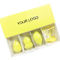 Custom Label Biodegradable Paper Packaging Box For Cosmetics Sponge Egg Packaging