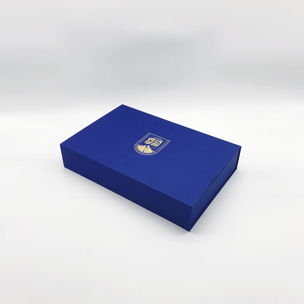 Over V Slot Dark Blue 400g Cardboard Magnetic Closure Gift Boxes