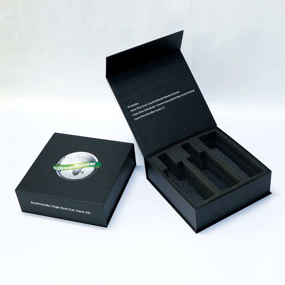 Wholesale packaging black box with foam magnetic stripe box